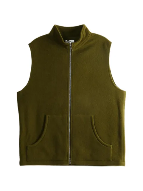 Rier zip-up fleece gilet Green NFL18SOILFLEECE
