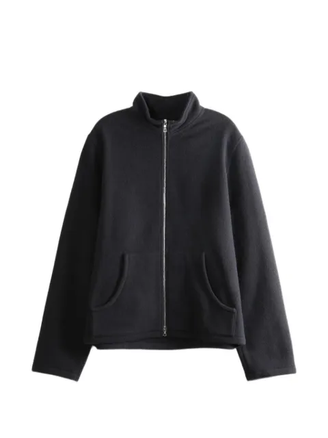 Rier zip-up fleece sweatshirt Black NFL19CHARBONFLEECE