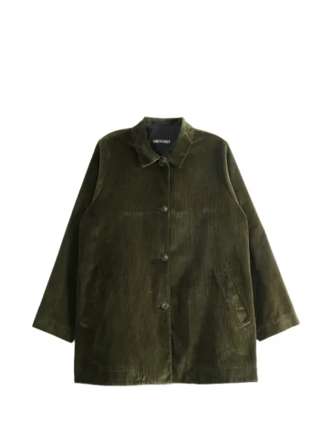 Casey Casey Soleil corduroy button-up jacket Green 27FV394