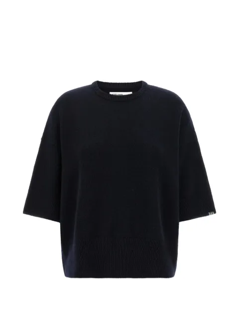 extreme cashmere n433 Sassie 3/4-sleeve sweater Blue N433SASSIENAVY