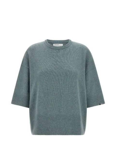 extreme cashmere n433 Sassie crew-neck sweater Blue N433SASSIEMERMAID