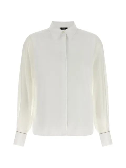 Peserico Punto Luce long-sleeve shirt White E06996B8928B00