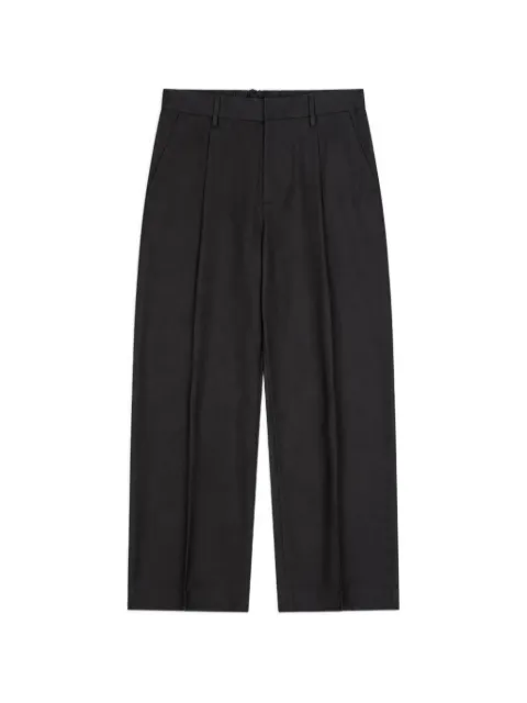 Laneus belt-loop pleated trousers Black F6LAMAPA117