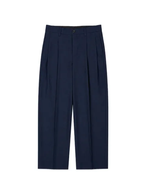 Laneus pleated wide-leg trousers Blue F6LAMAPA107