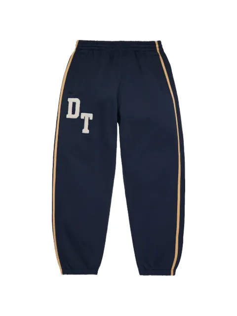 Denim Tears chenille-embroidered track pants Blue DT912