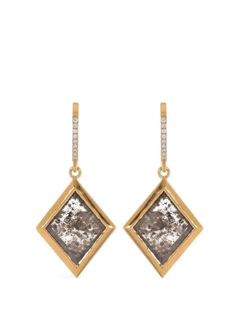 with love diamond earrings Gold ER2279