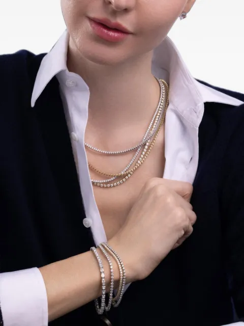 with love lab-grown diamond necklace Silver NK0114WG