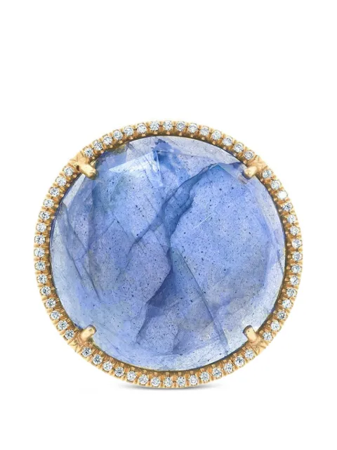 Irene Neuwirth labradorite diamond ring Gold R45LB