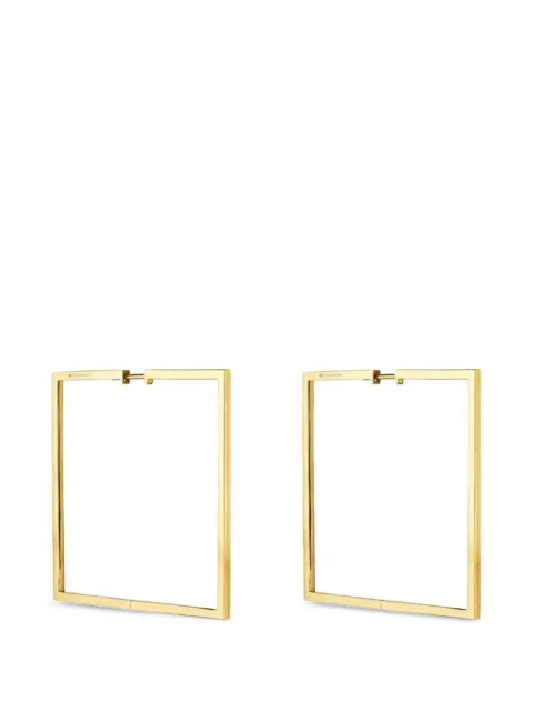 Cadar Foundation square hoop earrings Gold FOEGY004
