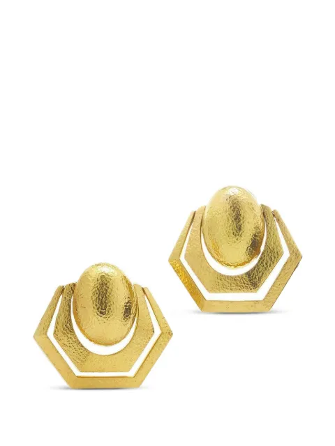 David Webb Swing Hoop earrings Gold FS15622031E