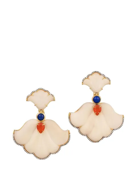 SILVIA FURMANOVICH Jarina Dervish multi-stone earrings Neutrals BR82591