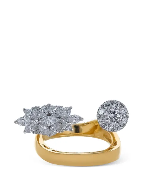 Yeprem Golden Strada diamond ring Gold RI3490