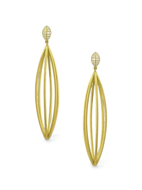 Leigh Maxwell Ulaini diamond earrings Gold LME133DIA