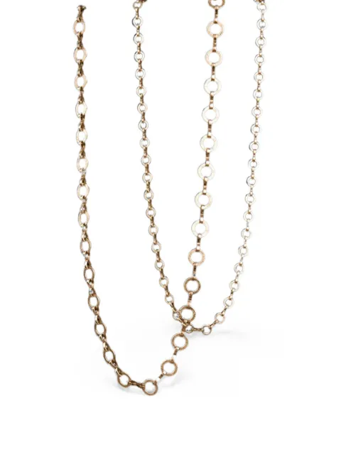 Azlee circle-link chain necklace Gold N1149G1820