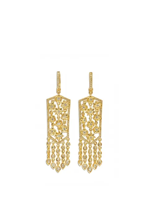 BUDDHA MAMA diamond drop earrings Gold 4316DIA