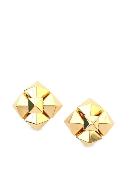 ALETTO BROTHERS mini Piramide cluster earrings Gold E00219