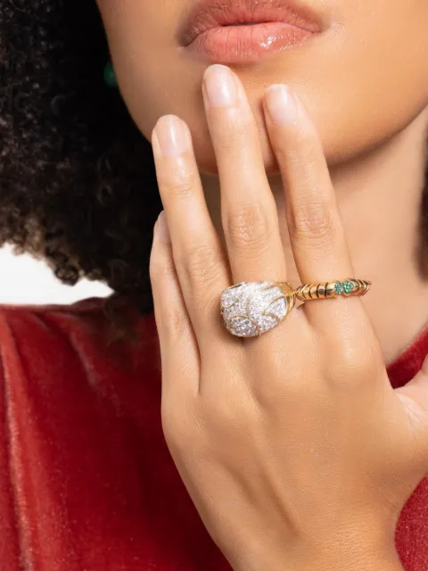 MARINA B Onda Bombé diamond ring Gold RIOND01YD