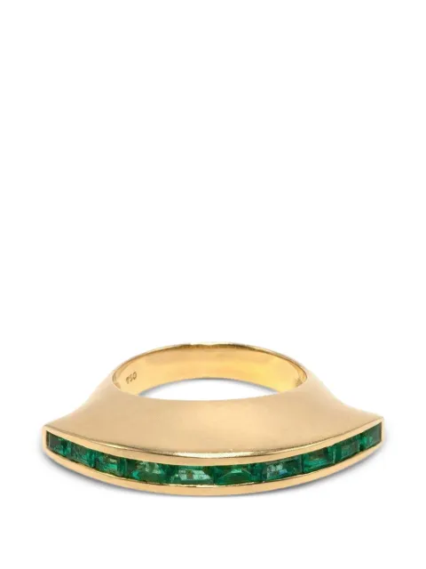 Jenna Blake Eclipse emerald ring Gold JBR0004E