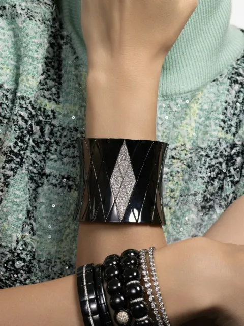Roberto Demeglio diamond bracelet Black BTB85DBOB