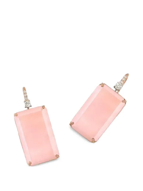 Irene Neuwirth pink opal diamond earrings Pink E888PI2