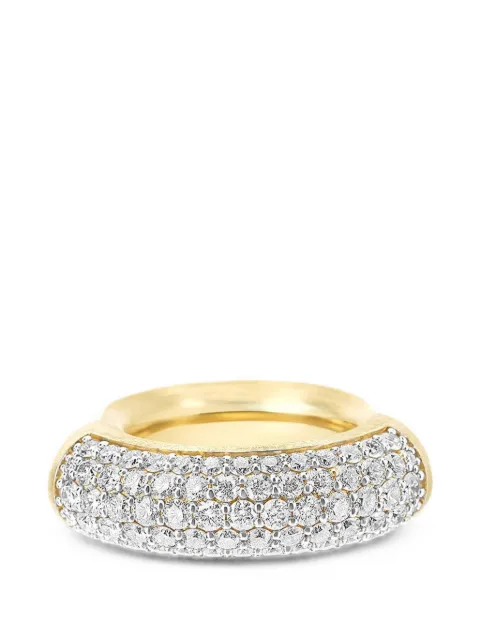 NANIS Libera diamond sculpted ring Gold AS4611