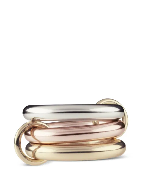 Spinelli Kilcollin Mercury MX three linked ring Gold G3MERMX