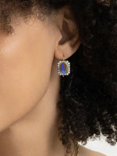 Sylva & Cie Renee opal and diamond earrings Gold E232910587