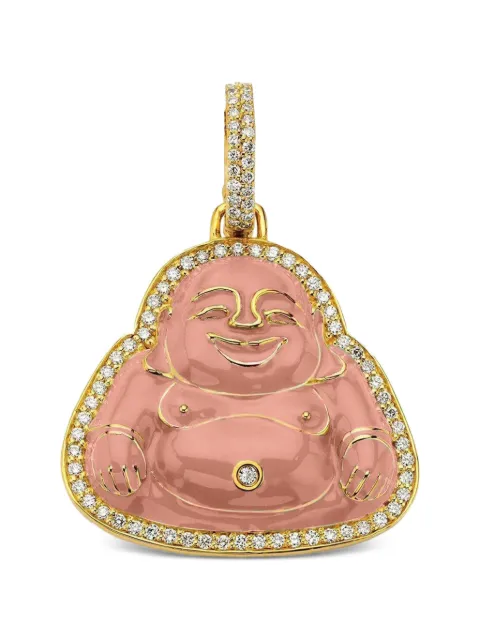 BUDDHA MAMA Buddha diamond pendant Gold 4432PINK