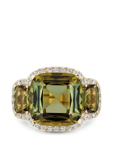 Goshwara G-One tourmaline and diamond ring Gold JR0460TMY
