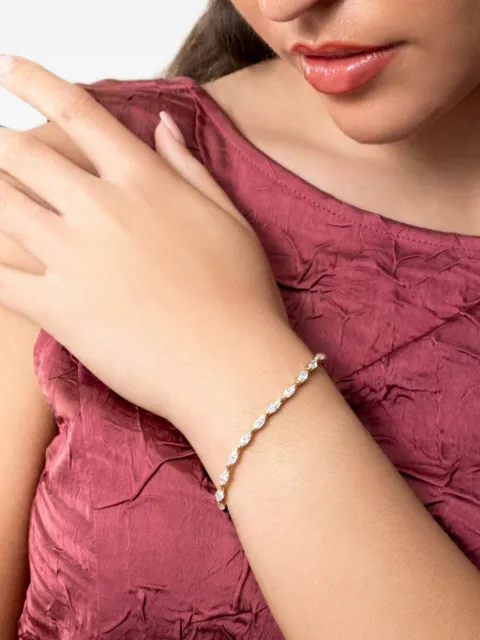 with love diamond tennis bracelet Gold B16087