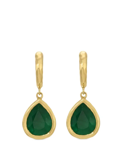 Octavia Elizabeth Hidden Gem emerald earrings Gold CHEM25NGPE419HG25
