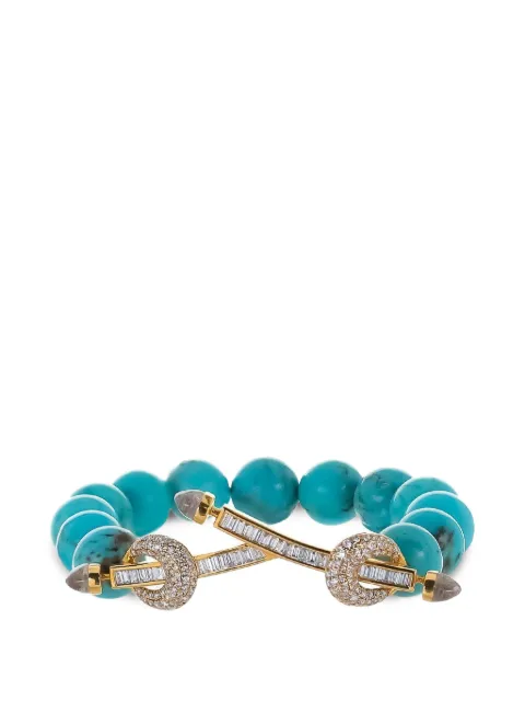 Ananya Chakra turquoise and diamond bracelet Gold HBR247430LT