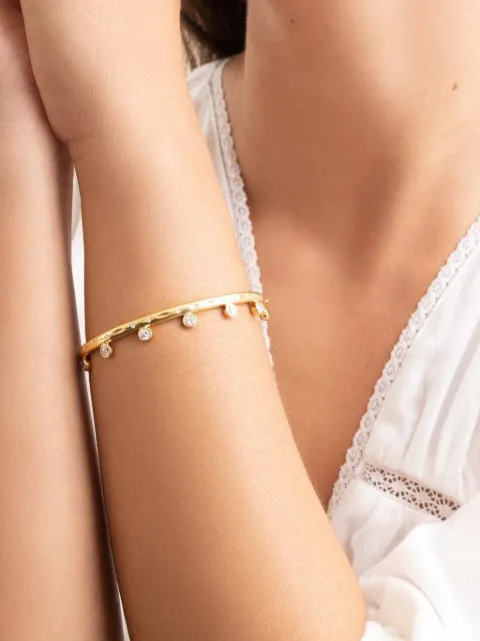 TAMARA COMOLLI Gypsy diamond bangle Gold BAGYPCL17YG