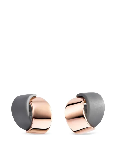 VHERNIER curved-design earrings Pink T00511B100