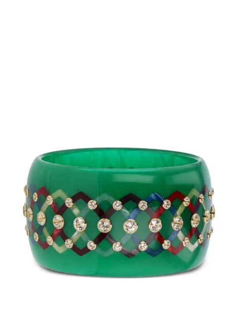 Mark Davis white topaz bangle Green 41301443