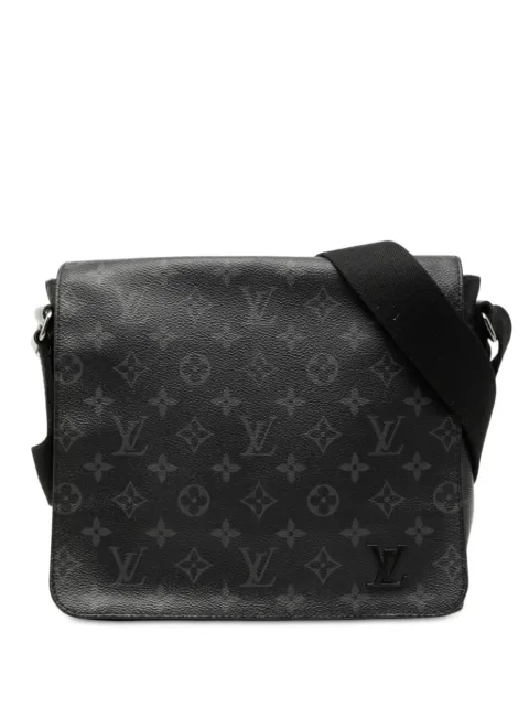 Louis Vuitton Pre-Owned 2017 Monogram Eclipse District PM crossbody bag Black 18NEQ26HHO1WCB9L