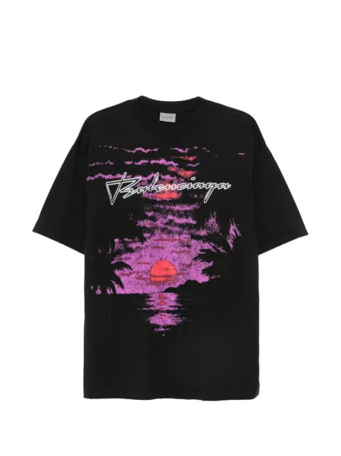 Balenciaga Dream medium fit T-shirt in black Black A00497TUVO9