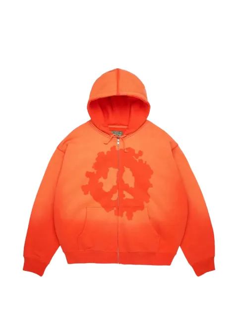 Denim Tears Peace Wreath Knockout hoodie Orange DT920