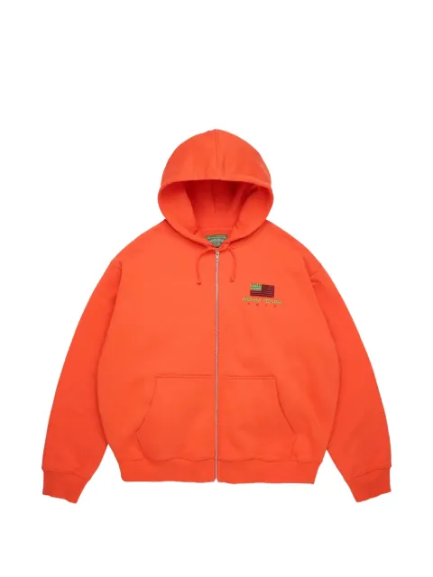 Denim Tears Pan African zip-up hoodie Orange DT918