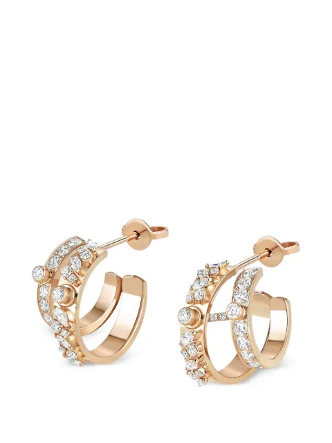 Nouvel Heritage Under the Stars diamond hoop earrings Pink NH41030R000