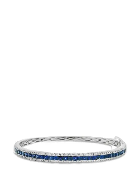 Lisa Nik sapphire and diamond bracelet Silver BSDIABAWD300