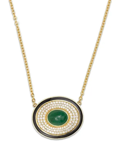 Jenna Blake Eyecon embellish necklace Gold JBN0154E