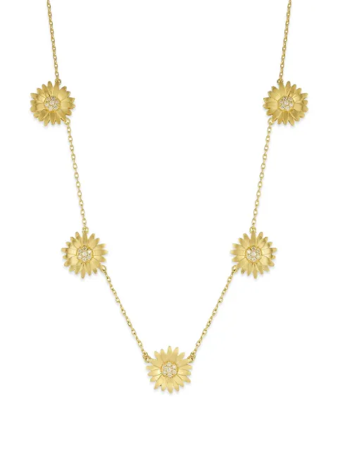 Tanya Farah daisy station necklace Gold NSD155DIACTRGLD