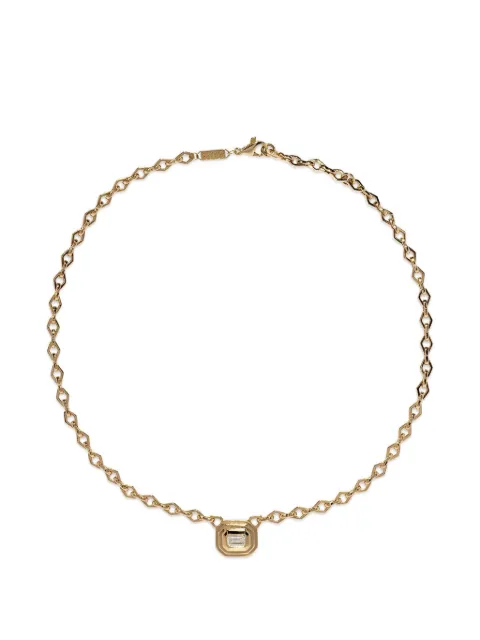 Azlee Staircase diamond necklace Gold N1113G18