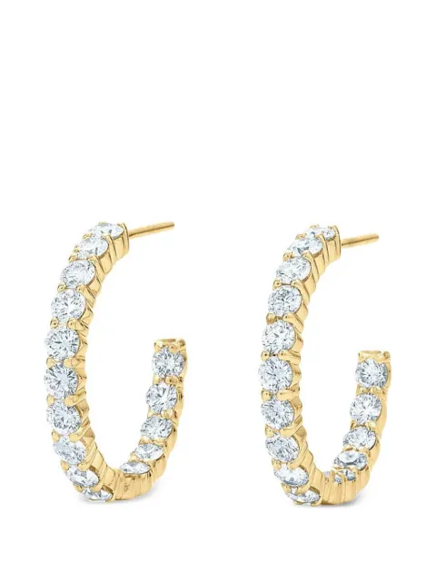 KWIAT diamond hoop earrings Gold 142517