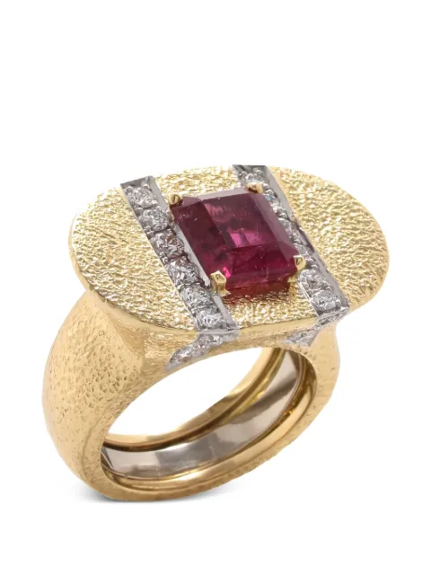 David Webb Avenue tourmaline and diamond ring Gold OS25332501R1HYXPT
