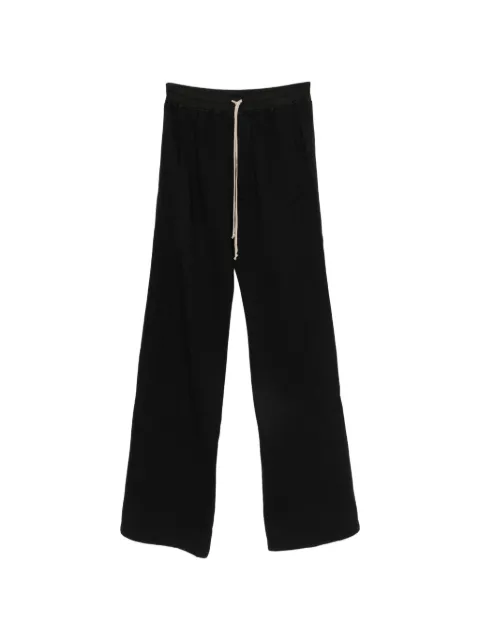 Rick Owens DRKSHDW Wide Pusher press-stud track pants Black DU02F6393F