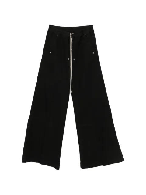Rick Owens DRKSHDW drawstring wide-leg trousers Black DU02F6378CVS