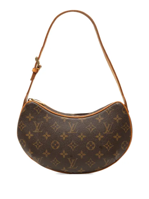 Louis Vuitton Pre-Owned 2003 Monogram Croissant PM hobo bag Brown PMSOOIS9WXGAOE09