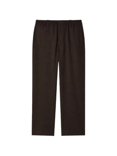 RETORI drawstring flannel trousers Brown 02MFAPA005LU08
